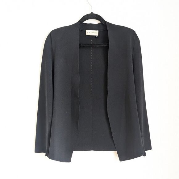 M.M.LaFleur Woolf Jardigan Open Front Tailored Long Sleeve Jacket, size M - Picture 2 of 11
